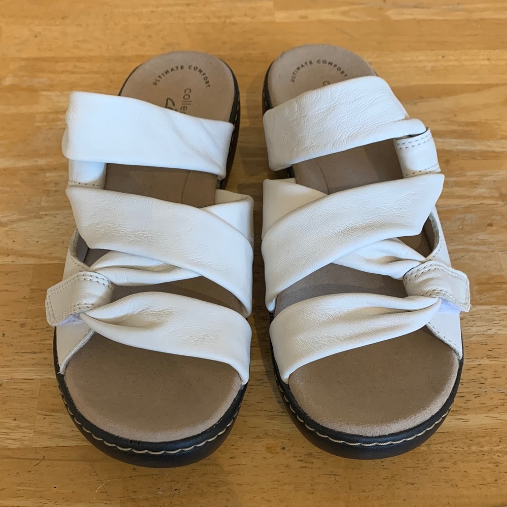 NWT Clarks White Women's Sandals
